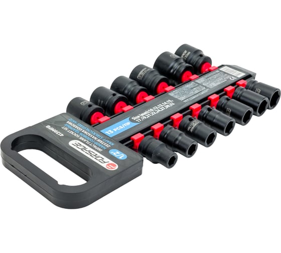 Изображение товара Набор головок ударных на пластиковом держателе 13 шт, 1/2 Forsage F-4139MPB(50481)