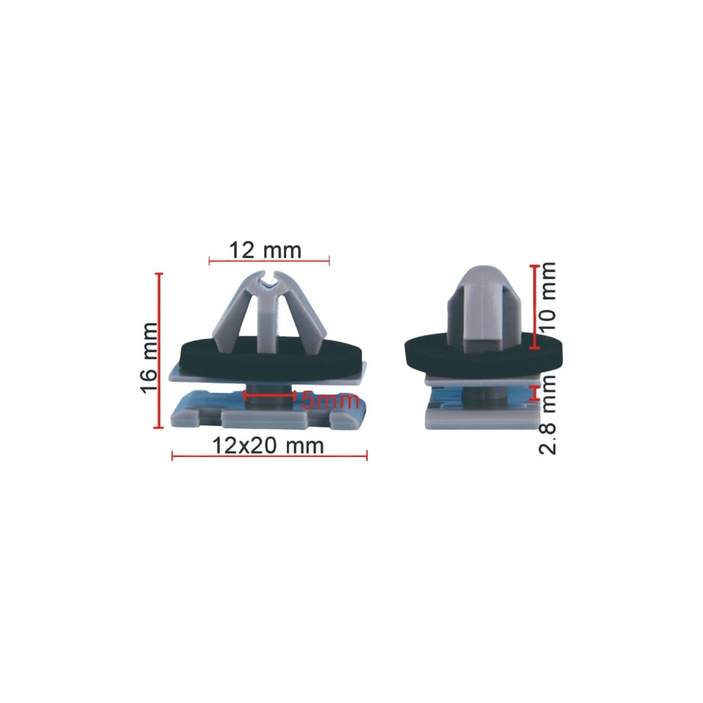 Клипса AVERS для Chrysler 68172491AA 10 шт 68172491AA-10
