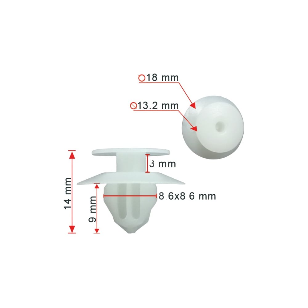 Фиксатор AVERS для Mitsubishi MR492456 10 шт MR492456-10