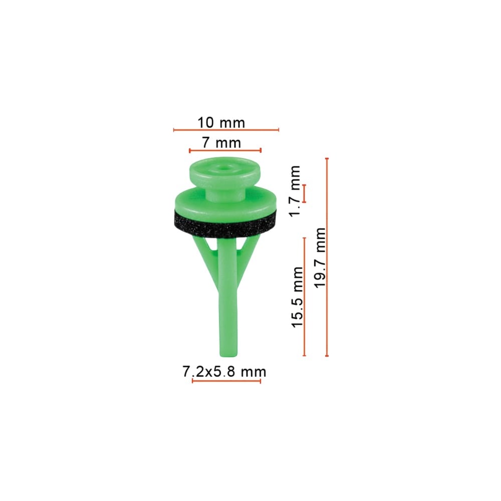 Клипса AVERS для Mazda KD5350M38 10 шт KD5350M38-10