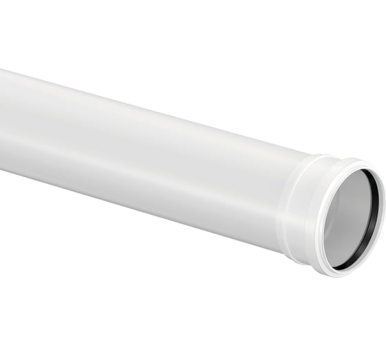 Изображение товара Труба для бесшумной канализации Политэк из ПП 110х3.4х1500 мм 11011015