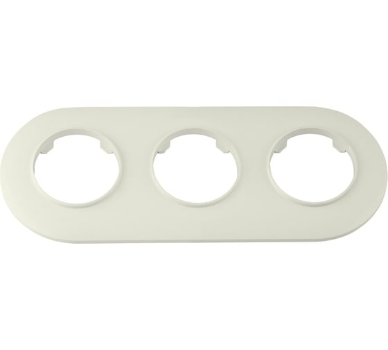 Изображение товара Рамка Bylectrica 3-х местная, серия ПРОВАНС круг, ЮЛИГ.735212.501 бежевый