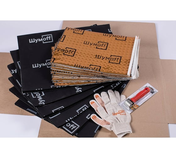 Изображение товара Комплект для шумоизоляции труб канализации «Тихие трубы» №1 Шумофф НФ-00001605