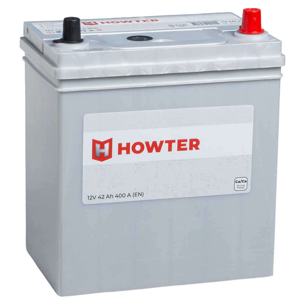 Изображение товара Аккумулятор HOWTER ASIA NS40 42R 400A 187x127x220 464484 Изображение товара Аккумулятор HOWTER ASIA NS40 42R 400A 187x127x220 464484
