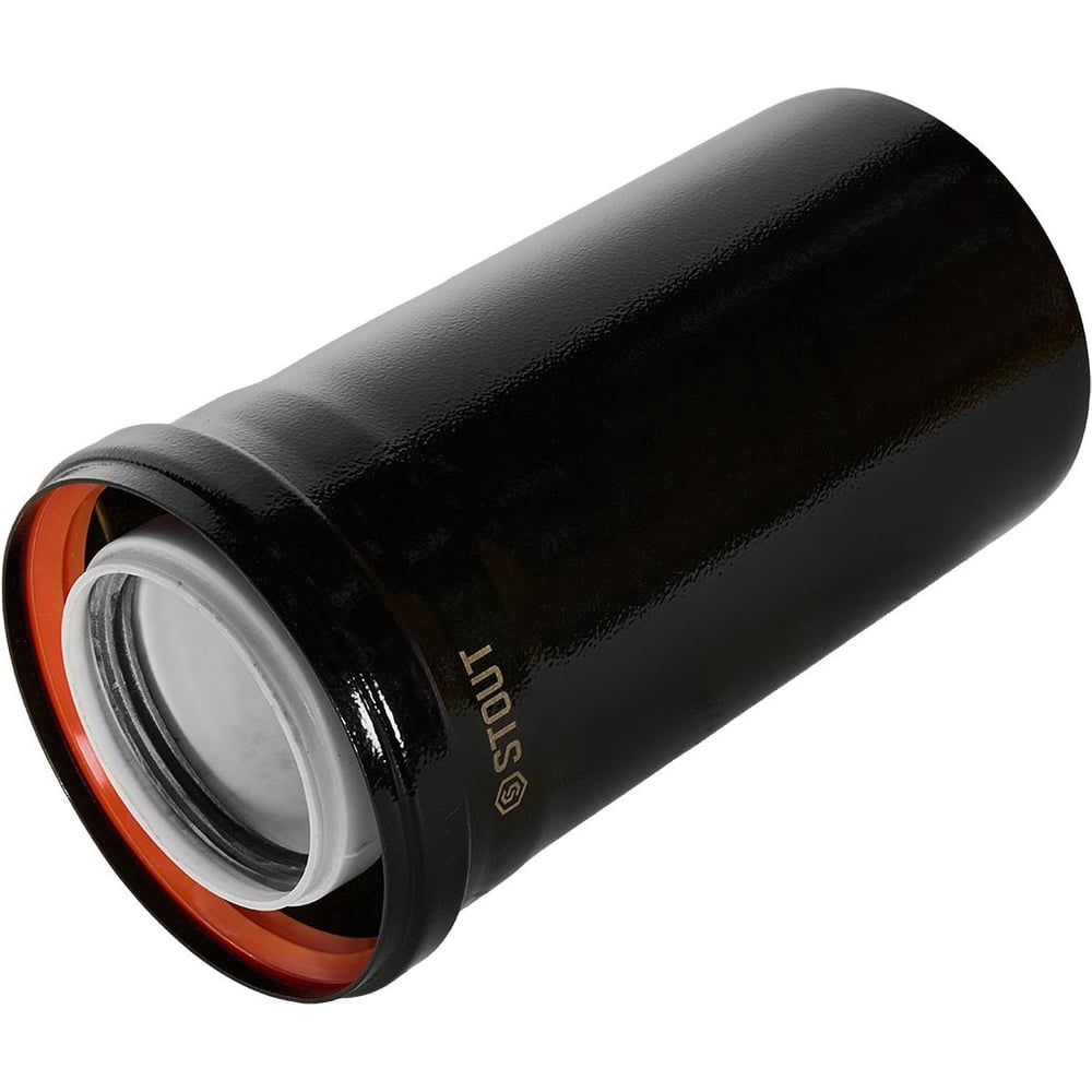 Удлинитель дымохода конденсационный коаксиальный STOUT SCR-8012-600250 D80(п-м)/125(п- PEE9H4MMBMHV2K