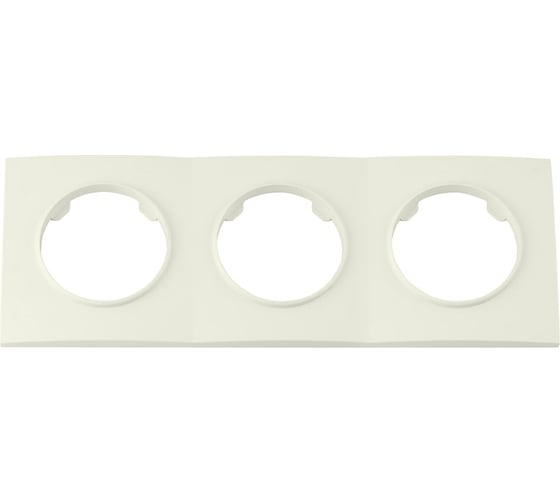 Изображение товара Рамка Bylectrica 3-х местная, серия ПРОВАНС квадрат, ЮЛИГ.735212.500 бежевый