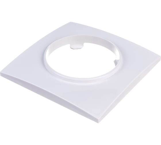 Изображение товара Рамка Bylectrica 1-х местная, квадрат серия ПРОВАНС квадрат, белый ЮЛИГ.735212.493