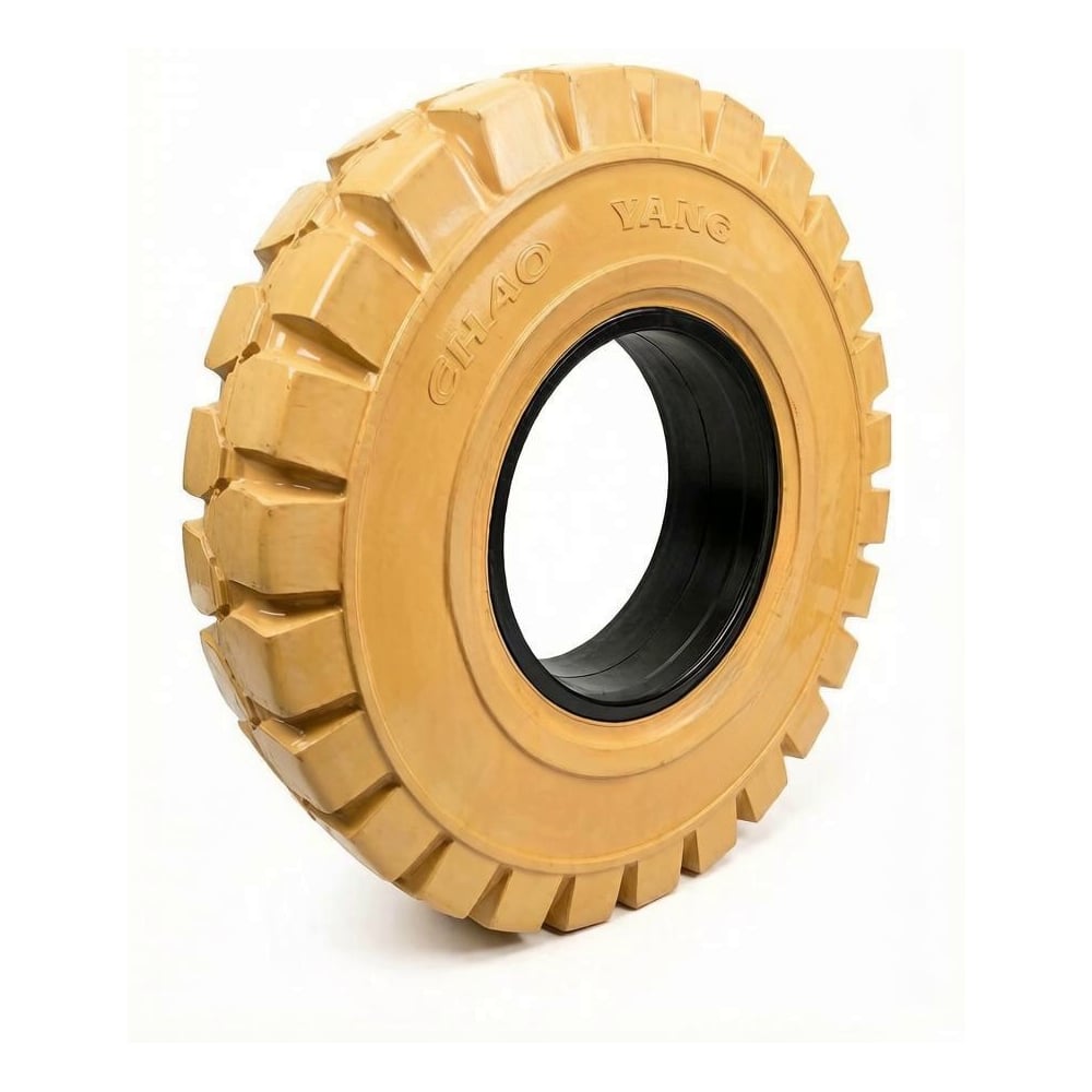 Шина цельнолитая с буртом CHAOYANG 8.25-15/6.50 немаркая fast fit (CL403) 8.25-15(CL403S)NM+FF