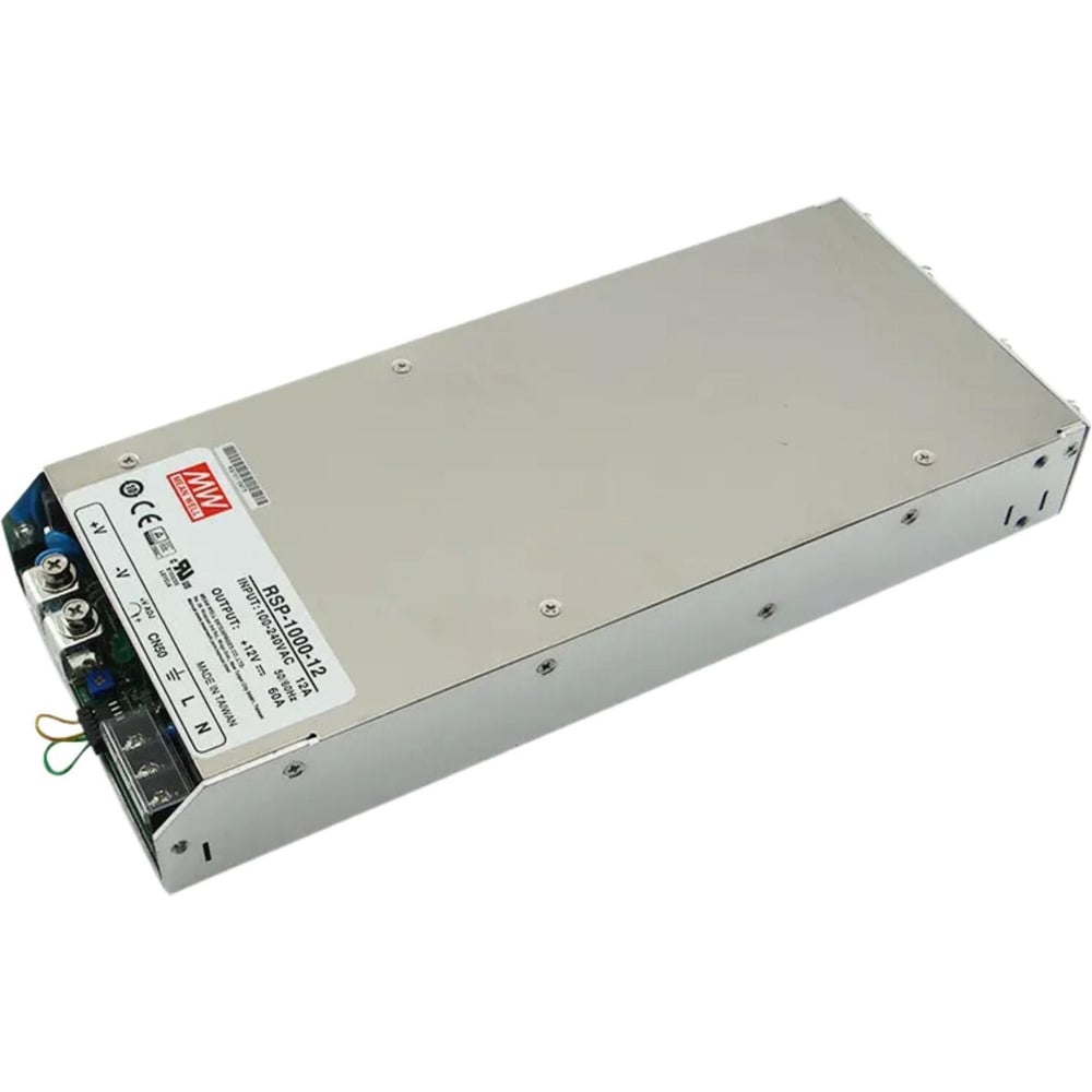Изображение товара Мощные блоки питания MEAN WELL RSP-1000-12 720 Вт 12 В для системы управляемого питания 271349 Изображение товара Мощные блоки питания MEAN WELL RSP-1000-12 720 Вт 12 В для системы управляемого питания 271349