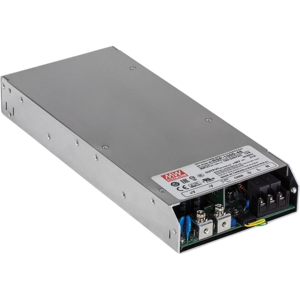 Изображение товара Мощный блок питания MEAN WELL RSP-1000-48 1000Вт 48В 21А программируемый, со встроенным вентилятором, конформным покрытием, дистанционным вкл./выкл., ККМ, комплексом защит 271350 Изображение товара Мощный блок питания MEAN WELL RSP-1000-48 1000Вт 48В 21А программируемый, со встроенным вентилятором, конформным покрытием, дистанционным вкл./выкл., ККМ, комплексом защит 271350