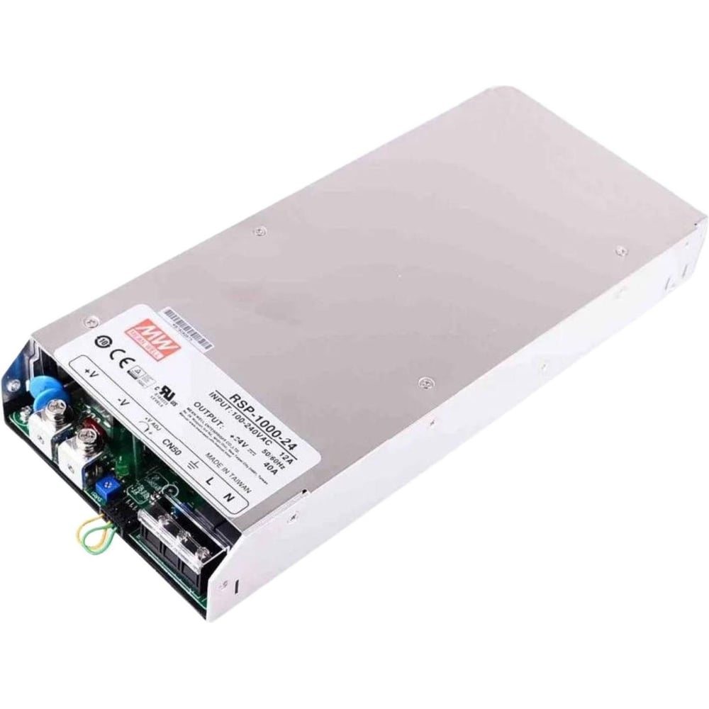 Изображение товара Мощные блоки питания MEAN WELL RSP-1000-24 960 Вт 24 В для системы управляемого питания 271348 Изображение товара Мощные блоки питания MEAN WELL RSP-1000-24 960 Вт 24 В для системы управляемого питания 271348