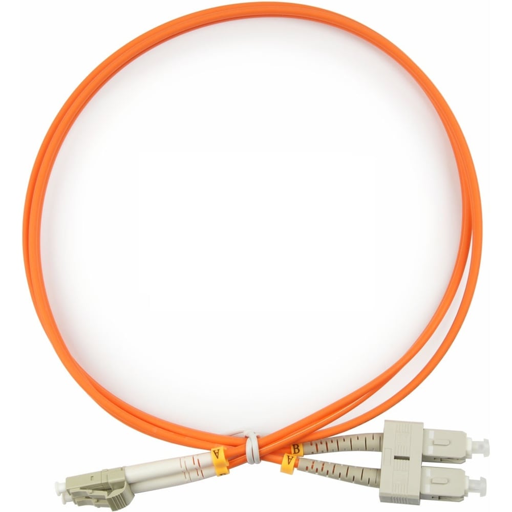 Патч-корд оптический TopLAN дуплексный, LC/PC-SC/PC, MM 50/125 (OM2), 70 м, LSZH DPC-TOP-OM2-LC/P-SC/P-70
