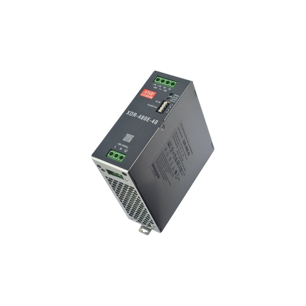 Изображение товара Блок питания на DIN-рейку MEAN WELL XDR-480E-48 480 Вт 48 В для экстремальных условий 7033174