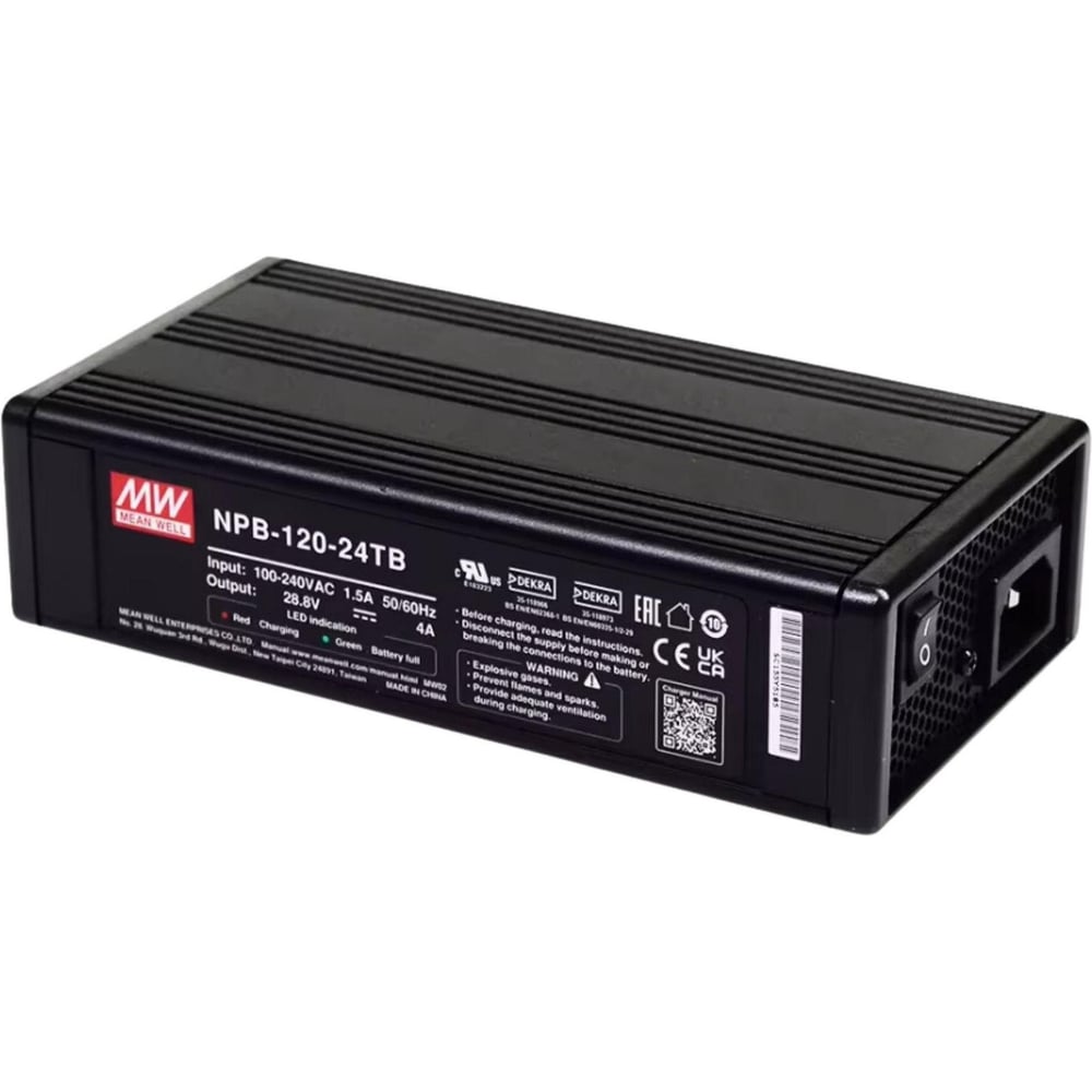 Зарядное устройство для аккумуляторов MEAN WELL NPB-120-24TB 121.6 Вт 24 В 5342588