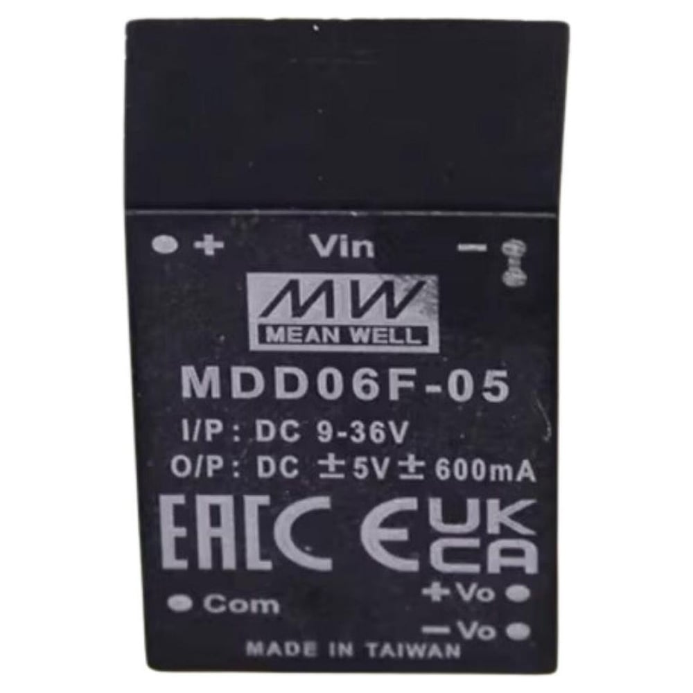 DC/DC-преобразователь на печатную плату изолированный MEAN WELL MDD06F-05 биполярный выход, для медицинских устройств стандарт EN60601-1 (2xMOPP) в корпусе DIP-24 6 В 3943362
