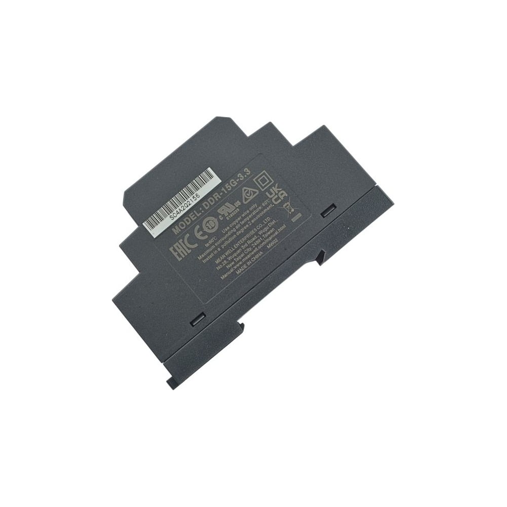 Блок питания на DIN-рейку MEAN WELL DDR-15G-3.3 DC/DC 11.6 Вт 3.3 В 2791476