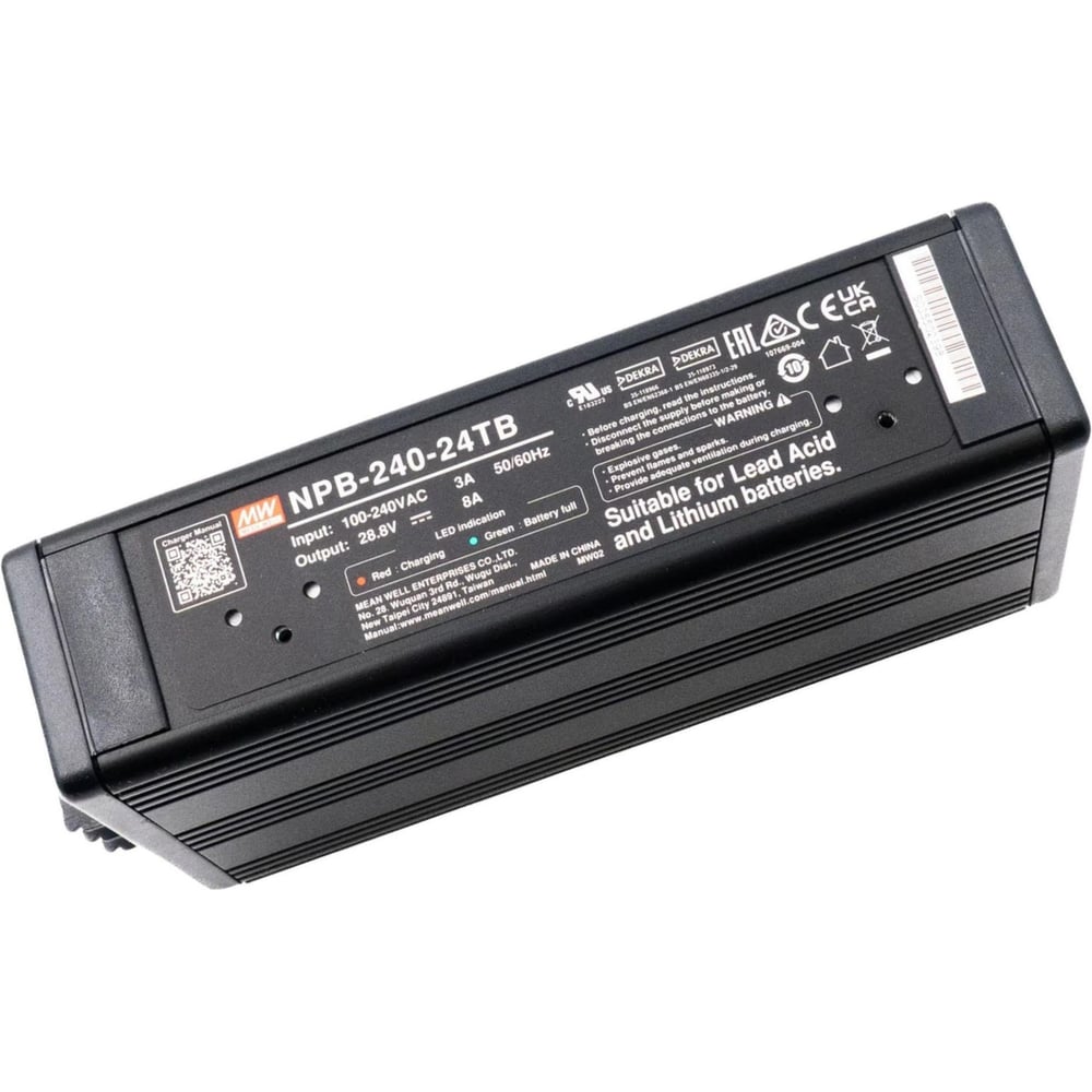 Зарядное устройство MEAN WELL NPB-240-24TB 243.2 Вт 24 В для аккумуляторов 5342590