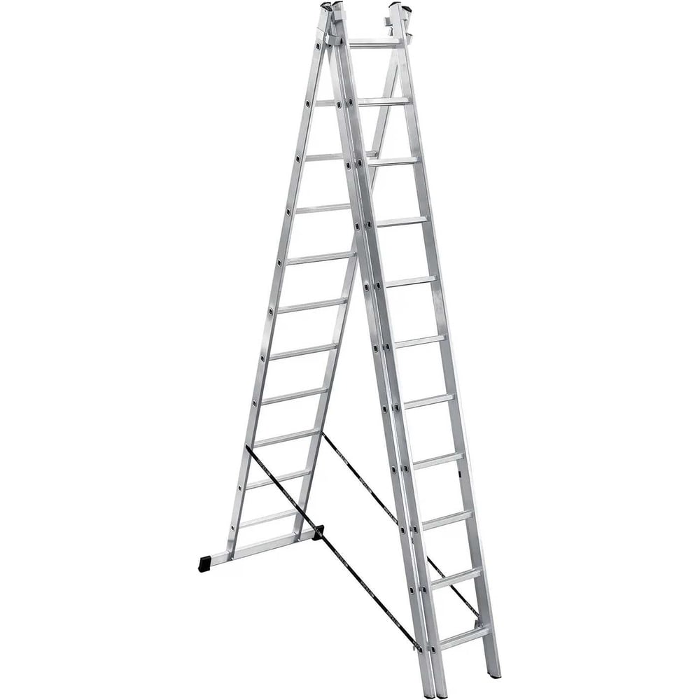 Лестница алюминиевая трехсекционная LWI 3х11 LWI3x11