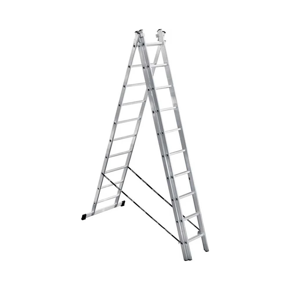 Лестница алюминиевая трехсекционная LWI 3х10 LWI3x10