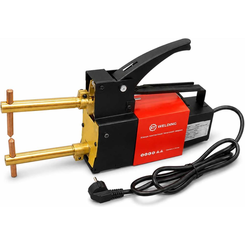 Клещи сварочные ручные ET Welding 1.6кВА 120мм 220В 100608463