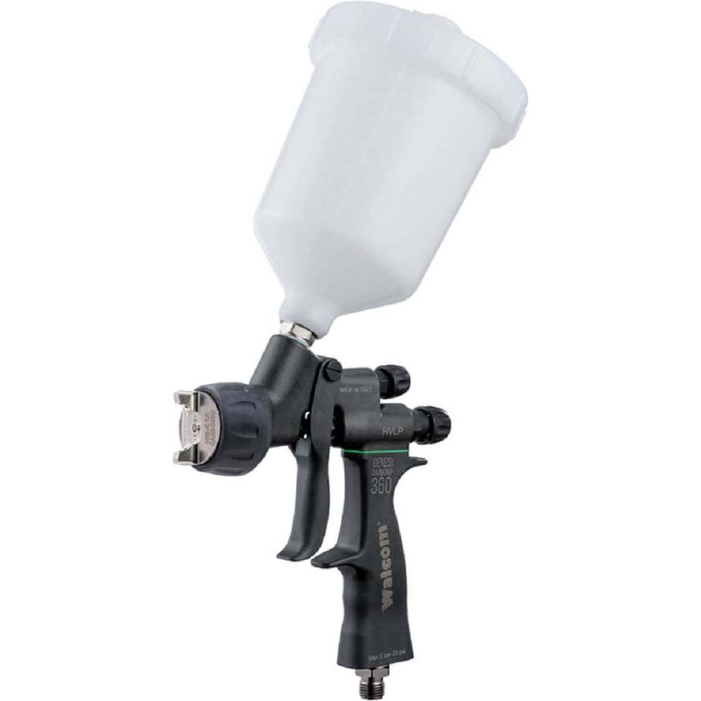 Краскораспылитель WALCOM W032013 GENESI CARBONIO EVO 360 HVLP 0,68 л, сопло 1,3 для нанесения фини 982013