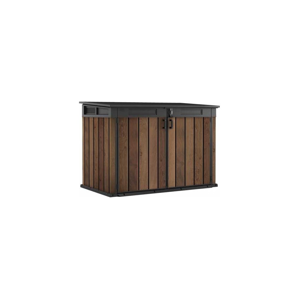 Шкаф уличный Keter Horizontal Shed 2020 L тёмно-коричневый 261095