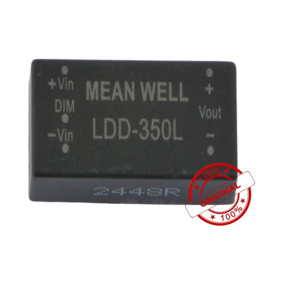 Понижающий DC/DC светодиодный драйвер MEAN WELL LDD-350L на печатную плату 11.2 Вт 2-32 В 0.35 А 679957