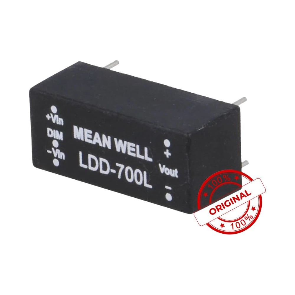 Понижающий DC/DC светодиодный драйвер MEAN WELL LDD-700L на печатную плату 22.4 Вт 2-32 В 0.7 А 679960