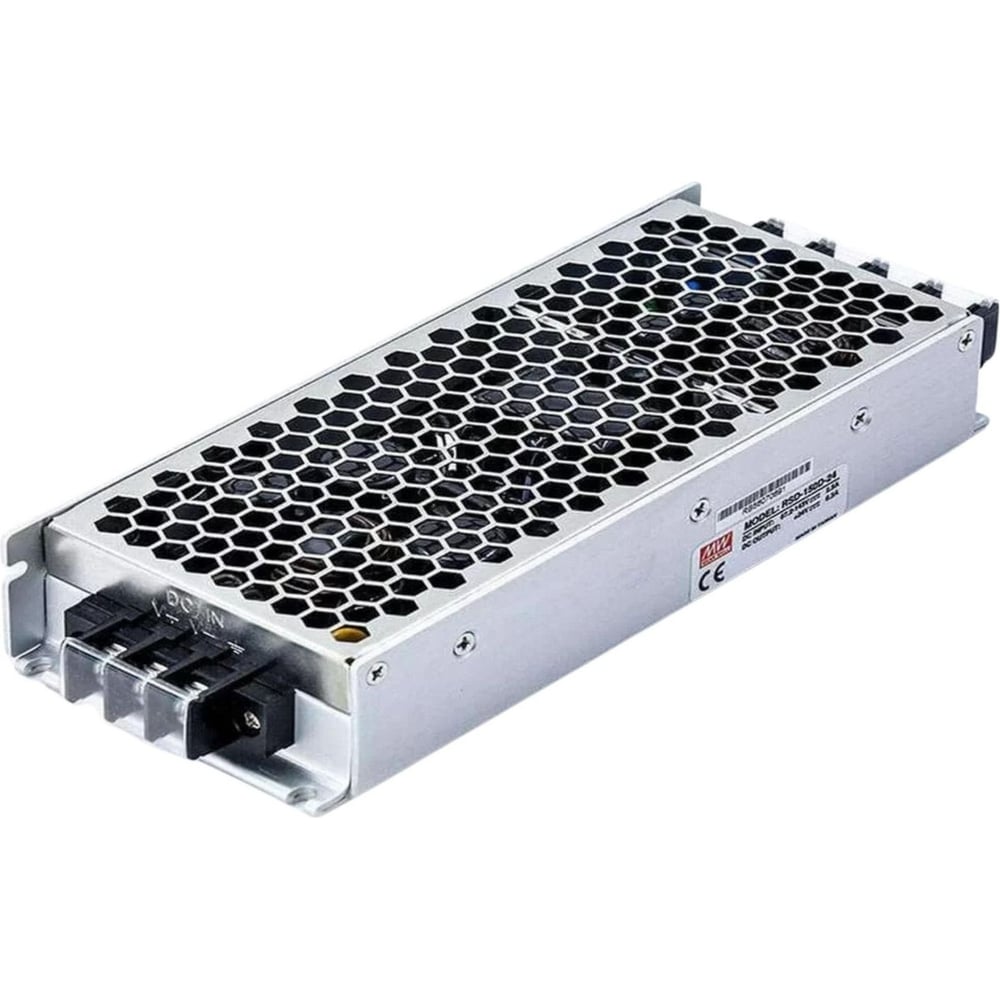 Блок питания DC/DC в кожухе на шасси MEAN WELL RSD-150D-24 150 Вт 24 В для ЖД приложений 951678