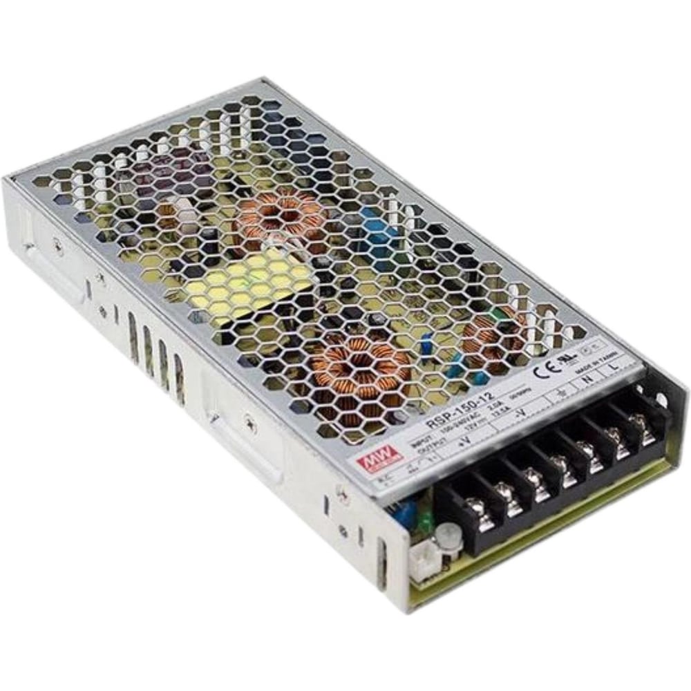 Блок питания AC/DC в кожухе на шасси MEAN WELL RSP-150-12 150 Вт 12 В 1199985