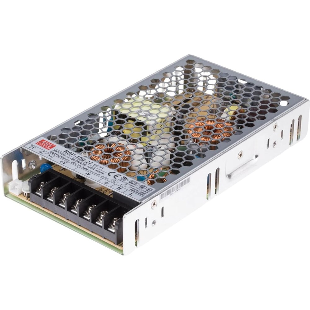 Блок питания AC/DC в кожухе на шасси MEAN WELL RSP-100-27 100 Вт 27 В 1287553