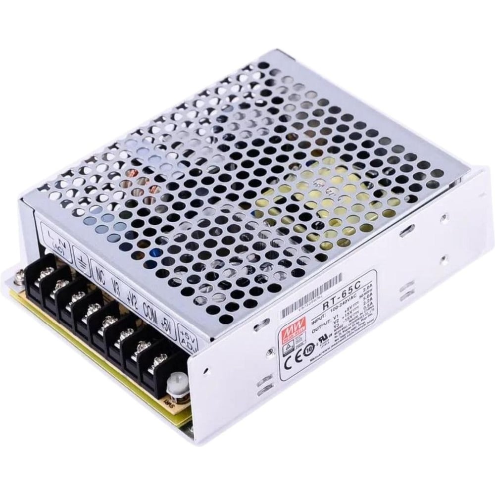 Блок питания AC/DC в кожухе на шасси MEAN WELL RT-65C 65 Вт 5, 15 В 605432