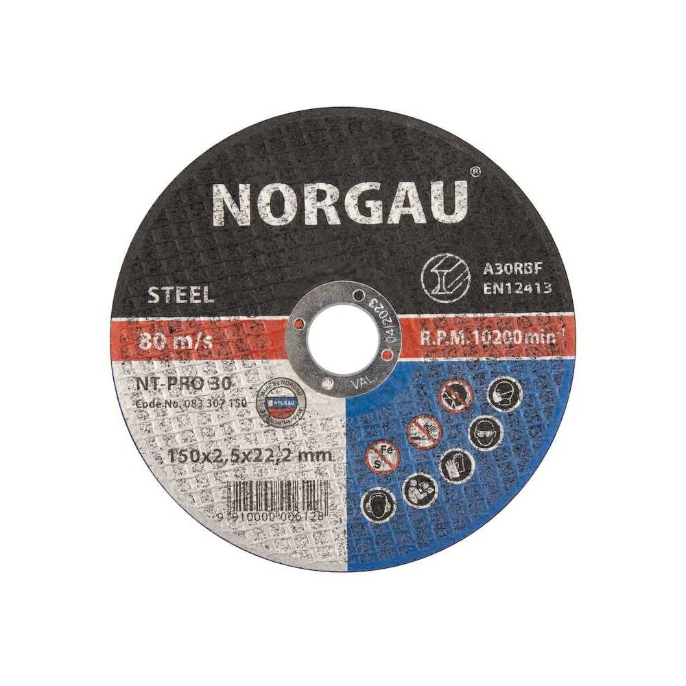 Диск отрезной NORGAU 150X2.5X22.2, тип NT-PRO 30 083307150