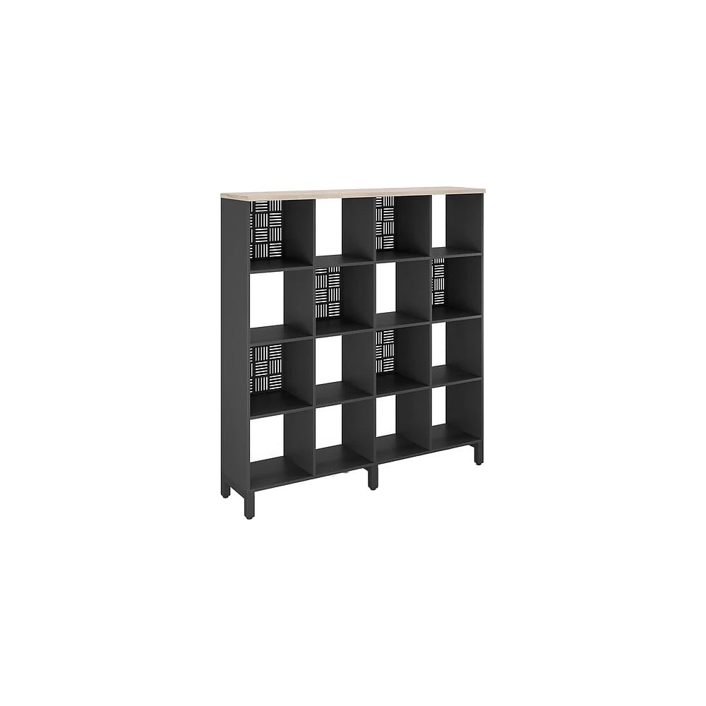 Стеллажная система SQ-4X4 black/natural Kobor 220431
