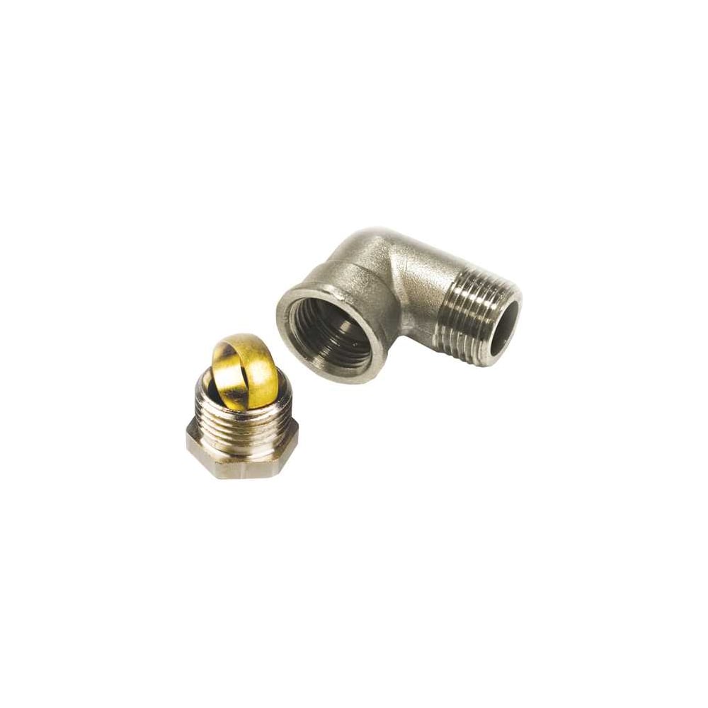Угольник BYR PEX 1/2 Н.Р. с цангой для медной трубки (комплект) (10 шт) 4052-10