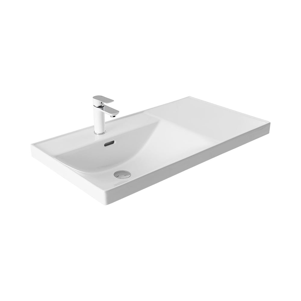 Раковина-столешница Aquanet Side 90 A (347438) 00347438
