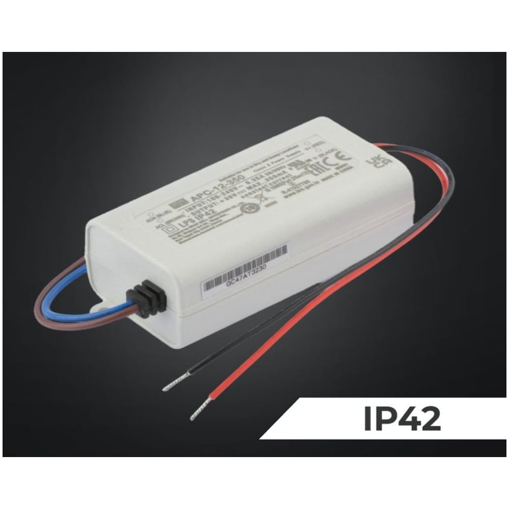 Изображение товара Светодиодный драйвер MEAN WELL APC-12-350 IP42 12 Вт 9-36 В 0.35 А 820272 Изображение товара Светодиодный драйвер MEAN WELL APC-12-350 IP42 12 Вт 9-36 В 0.35 А 820272