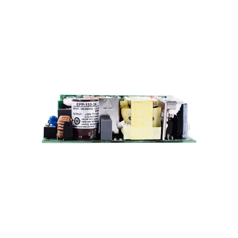 Открытый блок питания MEAN WELL EPP-150-24 с ККМ и дополнительным выходом, AC/DC 150 Вт 24 В 1112840