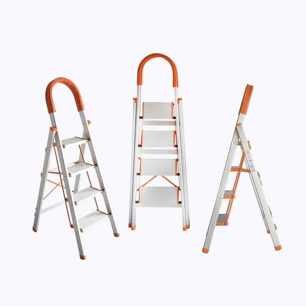 Стремянка алюминиевая MFK-TORG 4 ступени LLDA-4