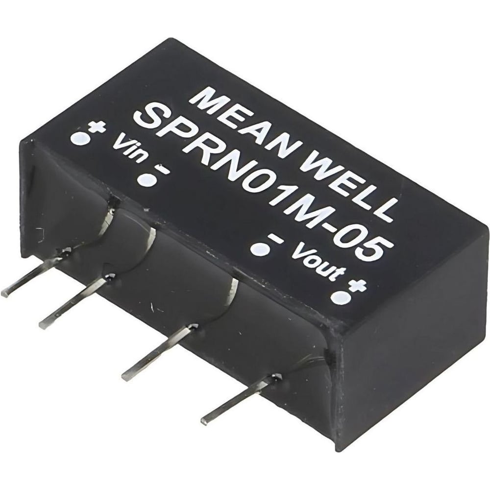 DC/DC-преобразователь на печатную плату MEAN WELL SPRN01M-05 в корпусе SIP-6, изолированный 1 Вт 5 В 3489430