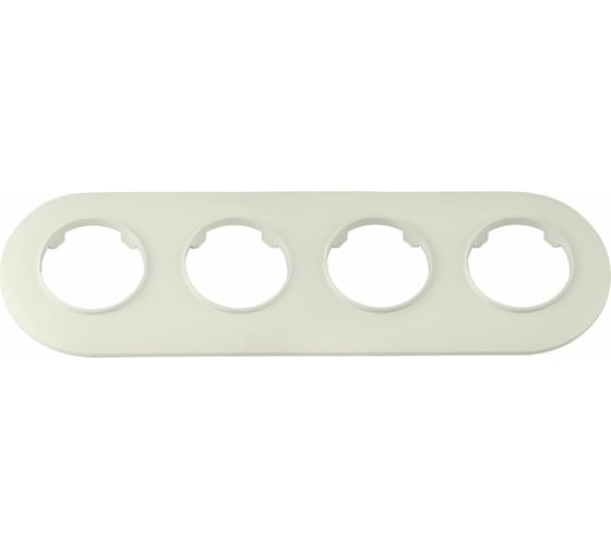 Изображение товара Рамка Bylectrica 4-х местная, серия ПРОВАНС круг, ЮЛИГ.735212.503 бежевый