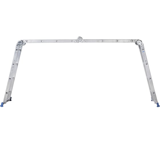 Изображение товара Четырёхсекционная алюминиевая лестница-трансформер Капитан 4x4 ступеней 70404