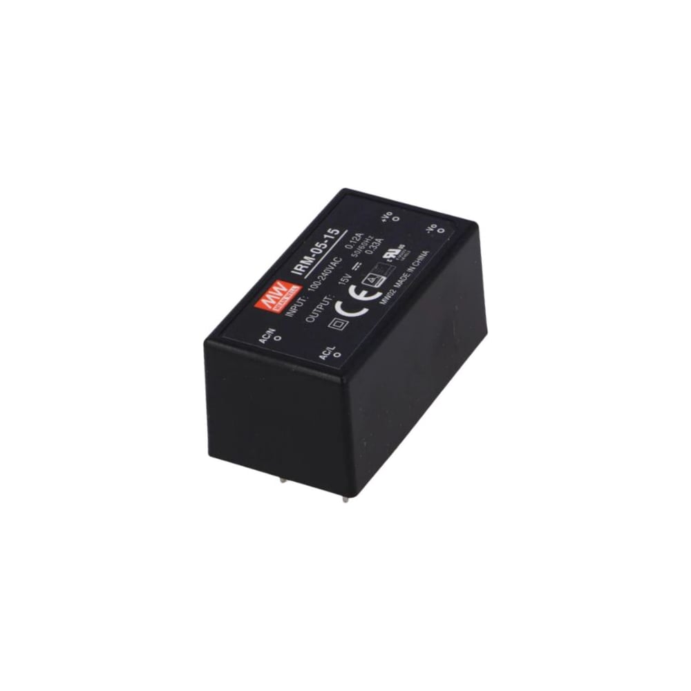 Блок питания на печатную плату MEAN WELL IRM-05-15 AC/DC 5 Вт 15 В 1202360