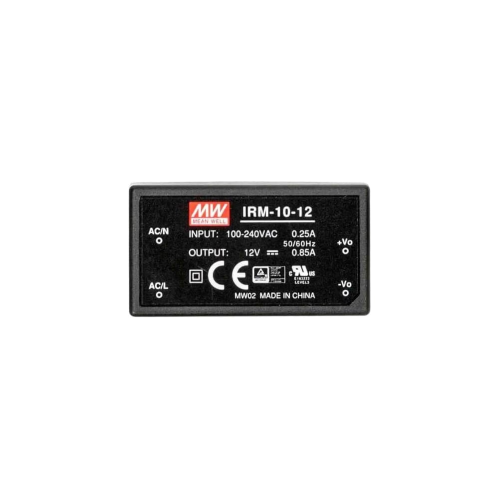 Блок питания на печатную плату MEAN WELL IRM-10-12 AC/DC 10 Вт 12 В 1202375