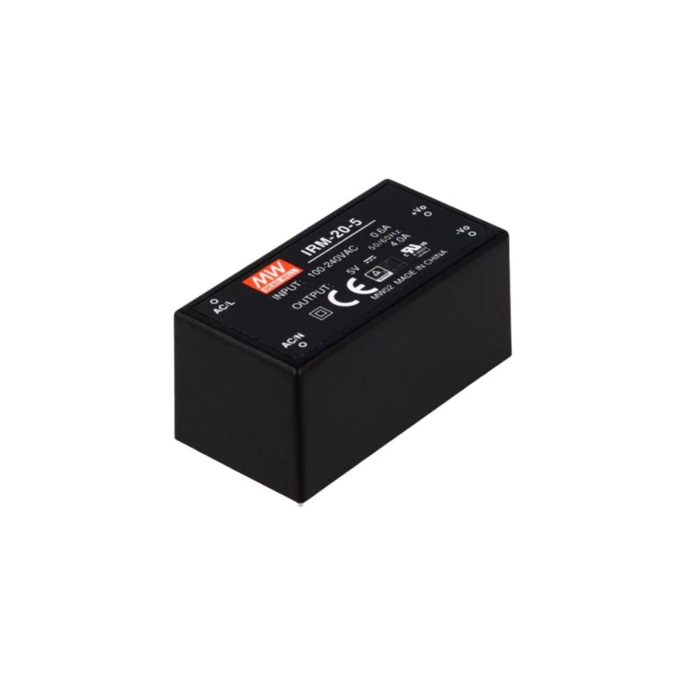 Блок питания на печатную плату MEAN WELL IRM-20-5 AC/DC 20 Вт 5 В 1202463