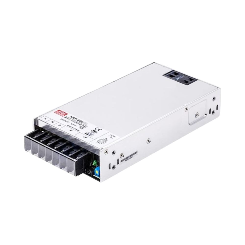 Блок питания на шасси MEAN WELL HRP-300N3-12 324Вт 12В 27А в кожухе со встроенным вентилятором, ККМ, LED-индикатором DC OK и функцией дистанционного управления 5031873