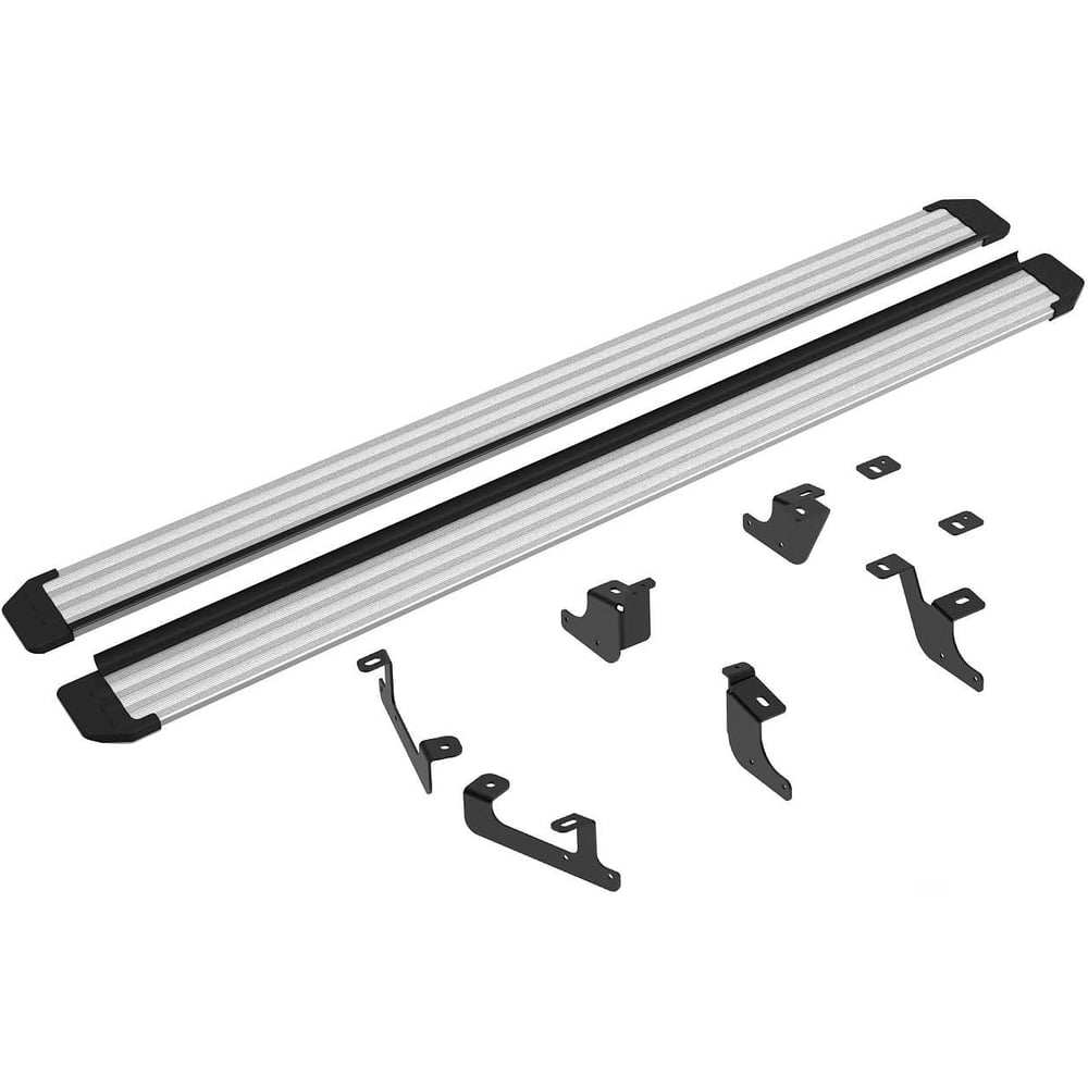 Изображение товара Порог-площадка Rival Slim silver S173AL + комплект крепежа к порогам, RIVAL, Geely Coolray 2023-/Belgee X50 2023- S173AL.1908.1