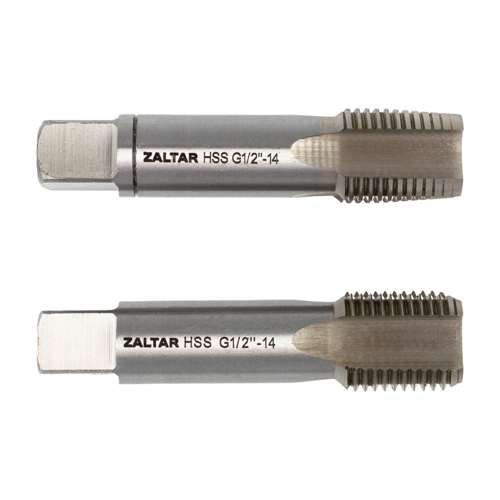 Изображение товара Набор метчиков ручных ZALTAR HSS DIN 5157, 2 пр., Nr.1/Nr.2, G BSP 1/2 x 14 ZA-10212 Изображение товара Набор метчиков ручных ZALTAR HSS DIN 5157, 2 пр., Nr.1/Nr.2, G BSP 1/2 x 14 ZA-10212