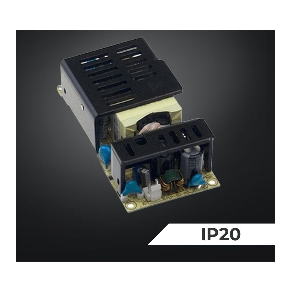 Изображение товара Светодиодный драйвер (LED-драйвер) MEAN WELL PLP-45-48 с коррекцией мощности для внутреннего и наружного применения с IP64 45 Вт 48 В 0.95 А 442493