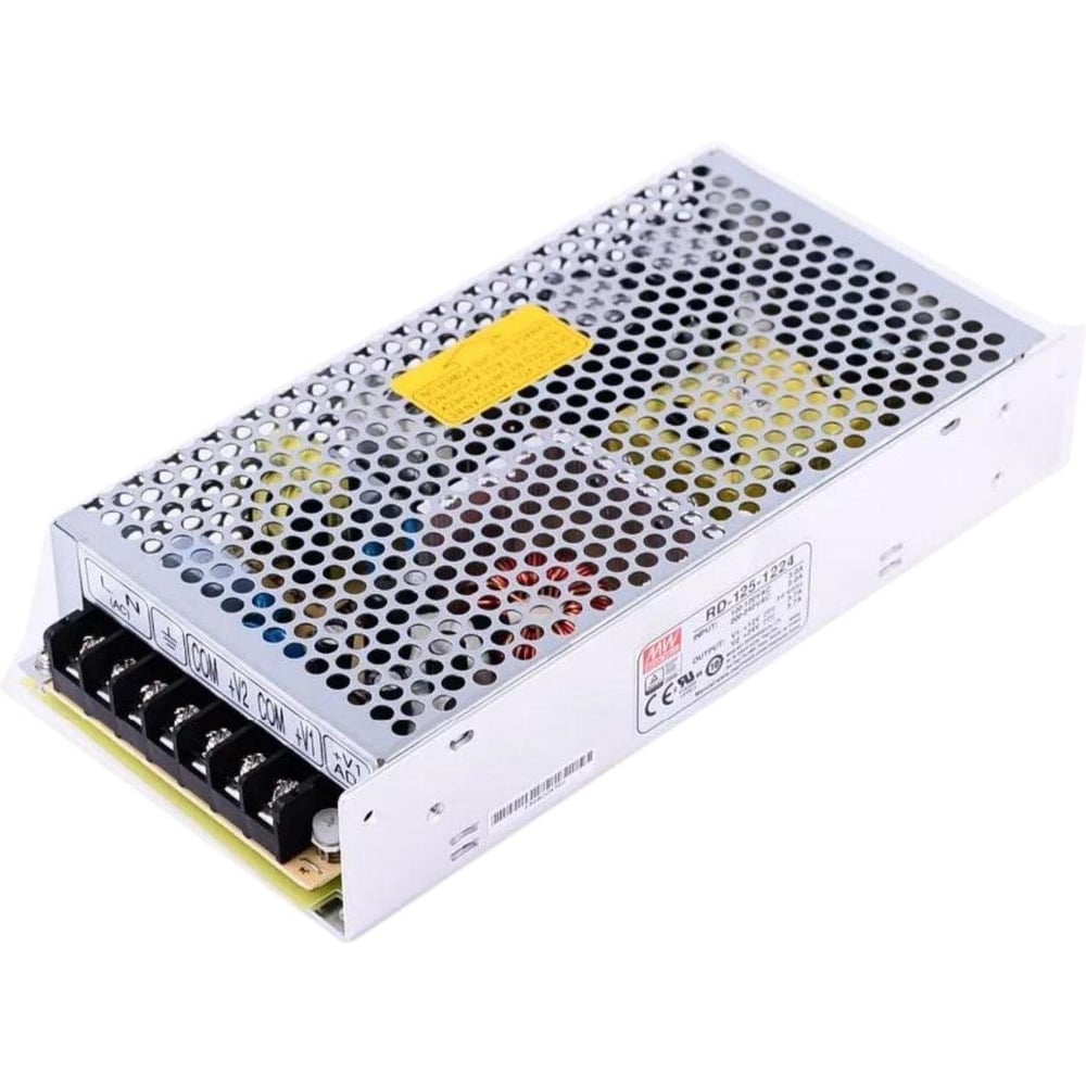 Двухканальный блок питания MEAN WELL RD-125-1224 133 Вт 12, 24 В 70859